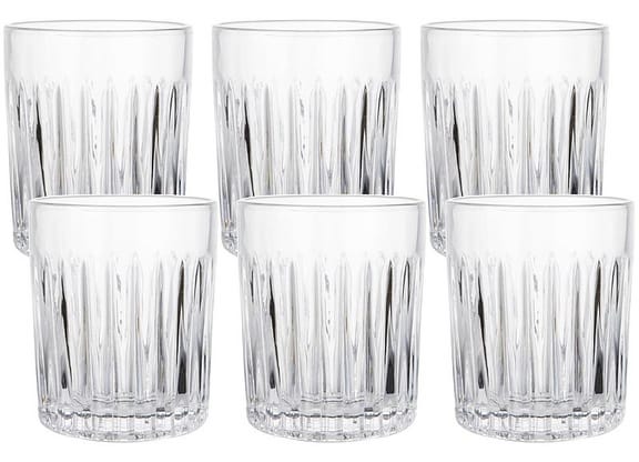 Jogo de Copos de Vidro 330ml 6 Peças Haus Concept Filetto