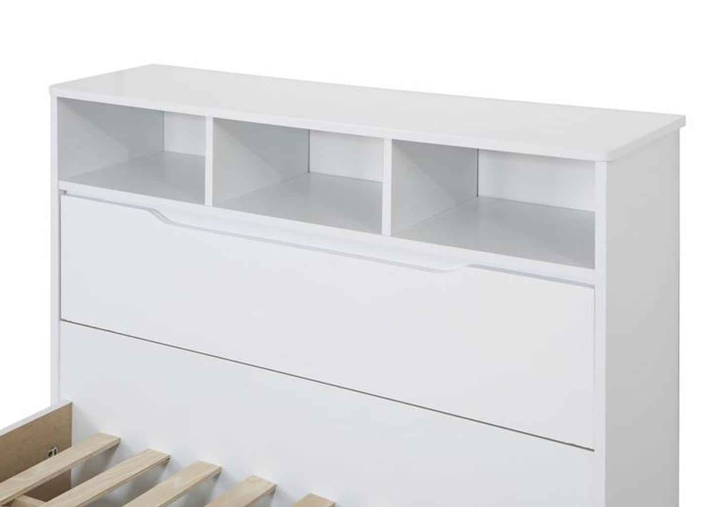 Cama Solteiro Baú 2 Gavetas Cama Auxiliar - Conquista Móveis Ravena