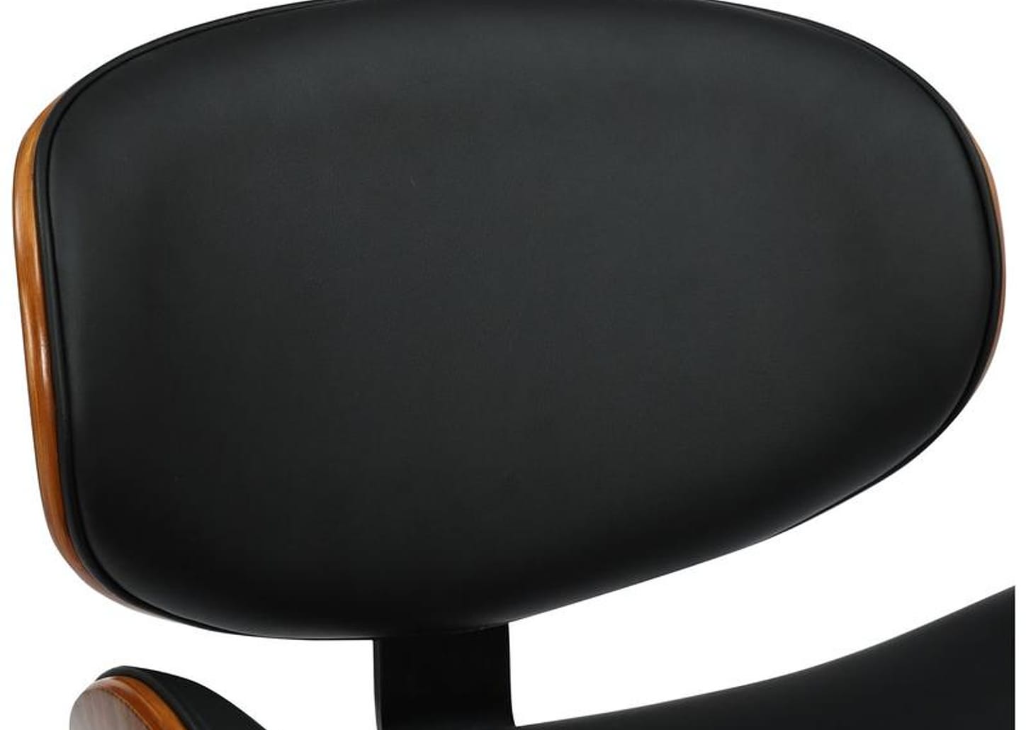 Banqueta Média de Madeira Giratória Preta Otello DSG-005