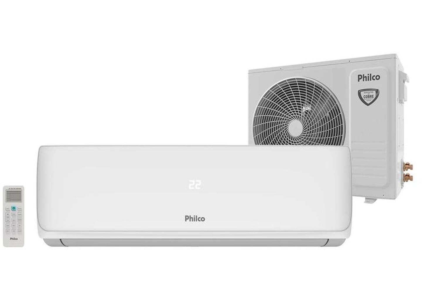 Ar-condicionado Split 18.000 BTUs Philco Inverter Quente e Frio PAC18QI