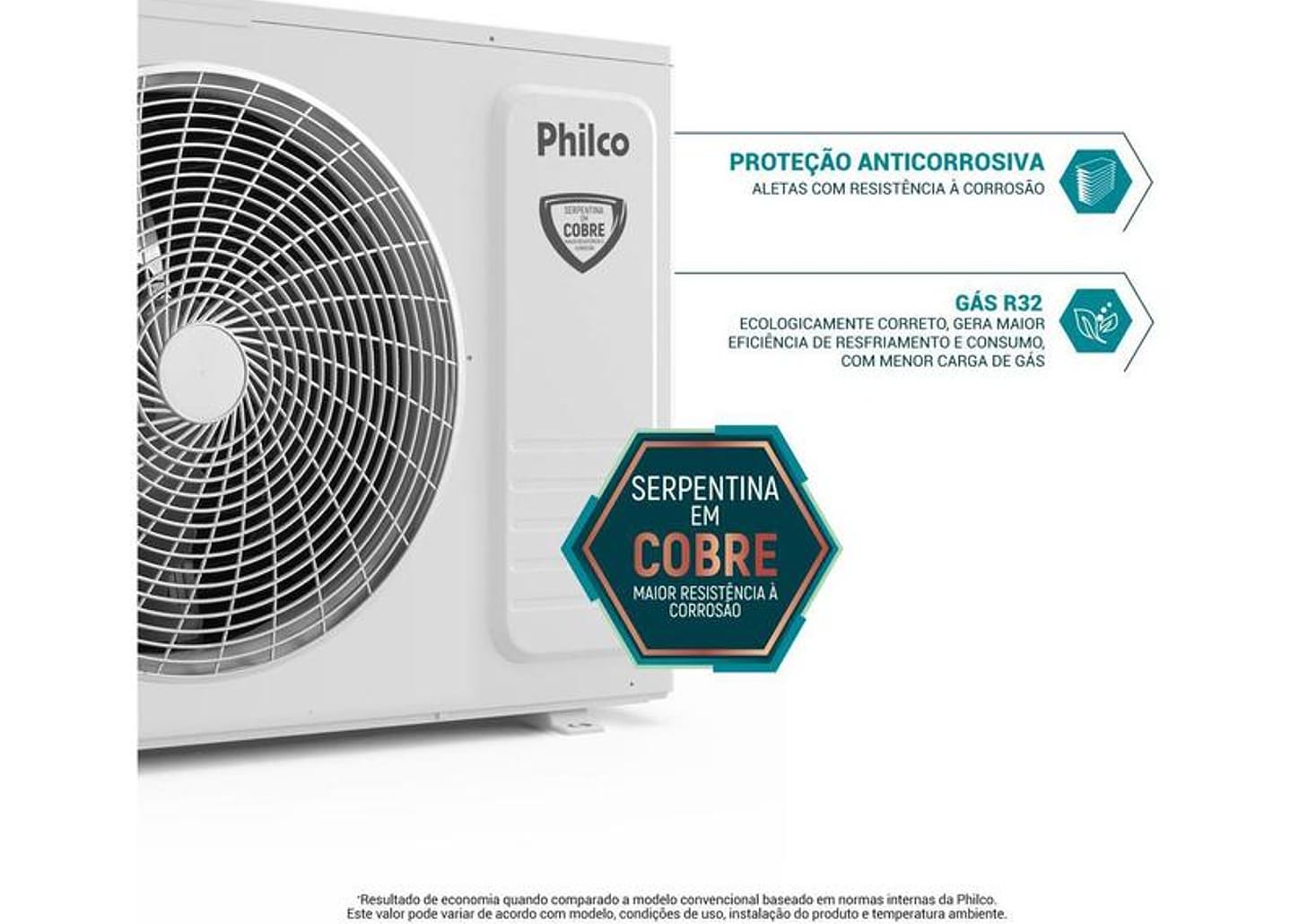 Ar-condicionado Split 18.000 BTUs Philco Inverter Quente e Frio PAC18QI