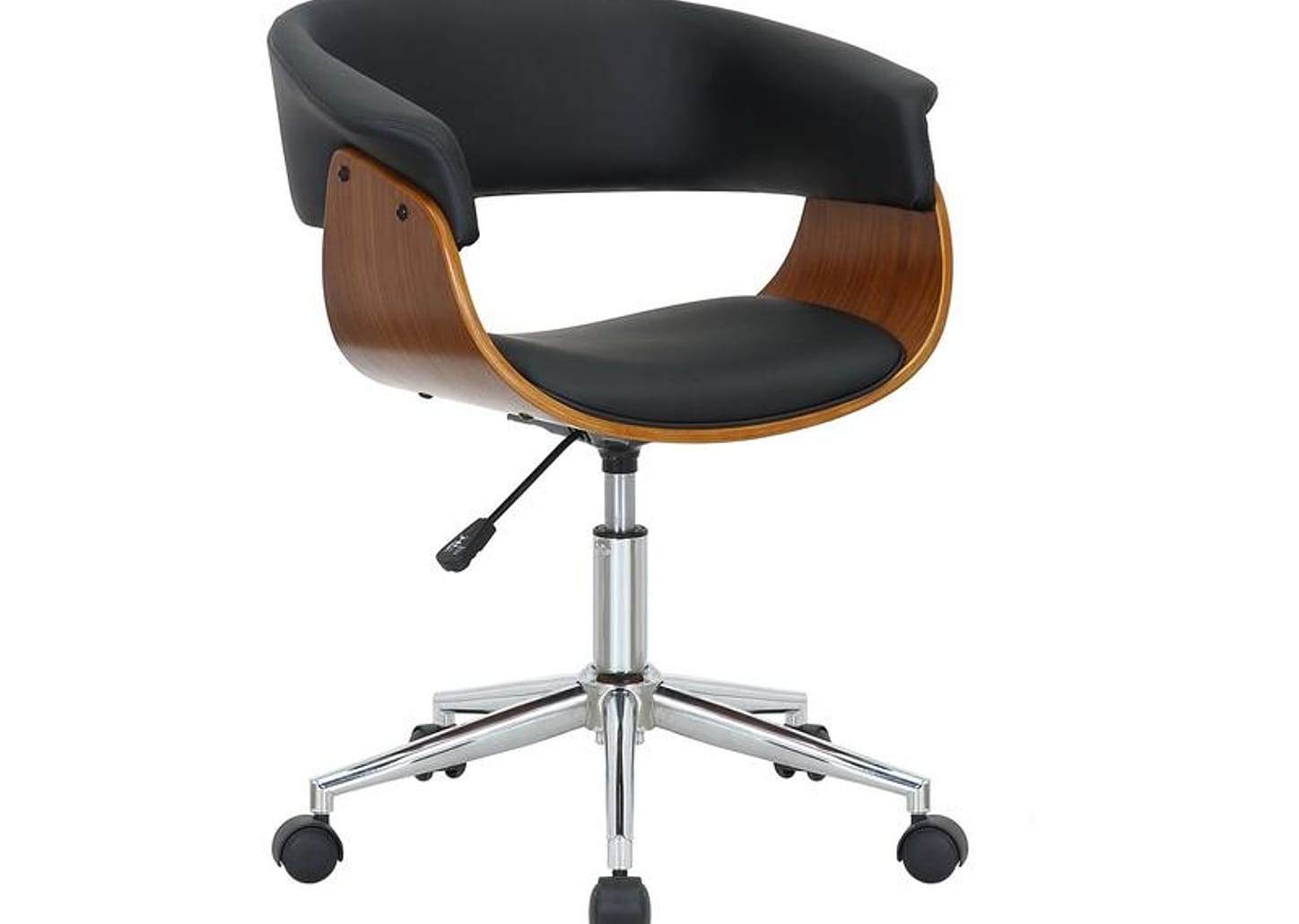 Cadeira de Escritório Executiva Giratória Preta DSG-002 Otello