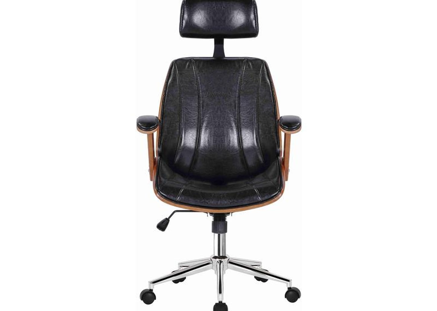 Cadeira de Escritório Presidente Giratória Preta DSG-001 Otello