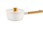 Jogo de Panelas Brinox Revestimento Cerâmico Creme 5 Peças Ceramic Life Nordic