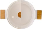 Jogo de Panelas Brinox Revestimento Cerâmico Creme 5 Peças Ceramic Life Nordic