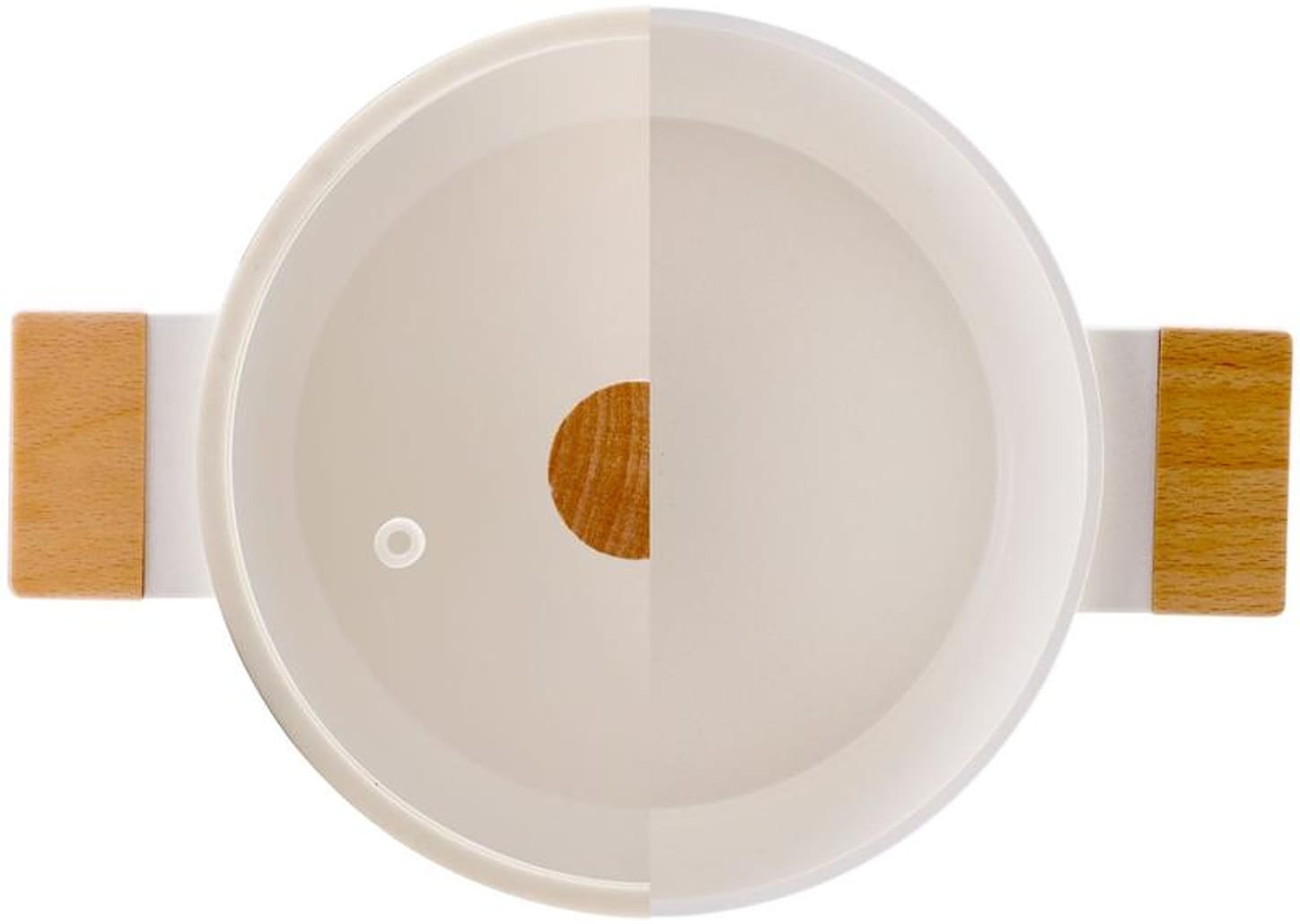 Jogo de Panelas Brinox Revestimento Cerâmico Creme 5 Peças Ceramic Life Nordic