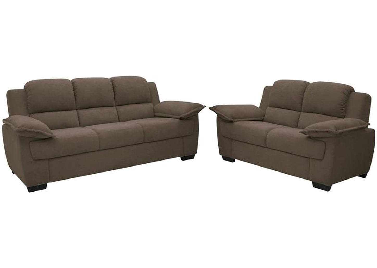 Conjunto de Sofás 2 e 3 Lugares Carmel Linoforte