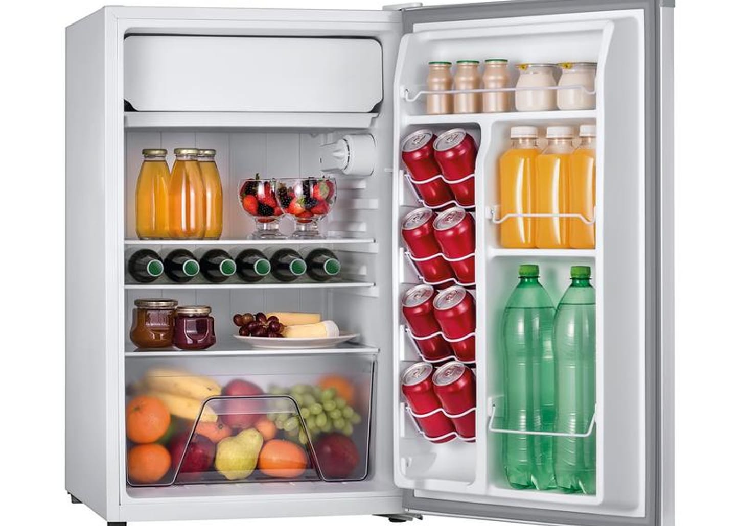 Frigobar Mondial 120L Branco e Cinza com Gaveta FGB-01-W120