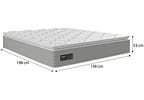 Colchão Queen Umaflex de Molas Ensacadas 33x158x198cm New Prada