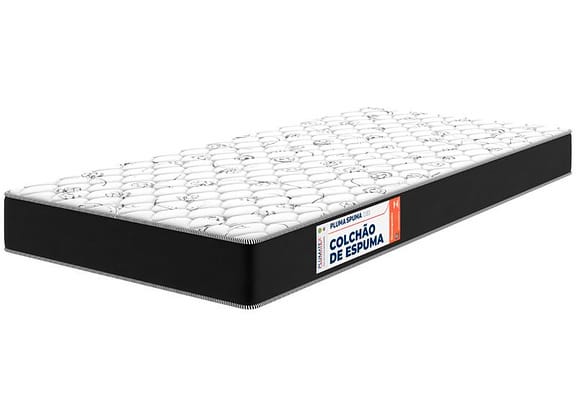 Colchão Solteiro Plumatex de Espuma D33 15x78x188cm Plumaspuma