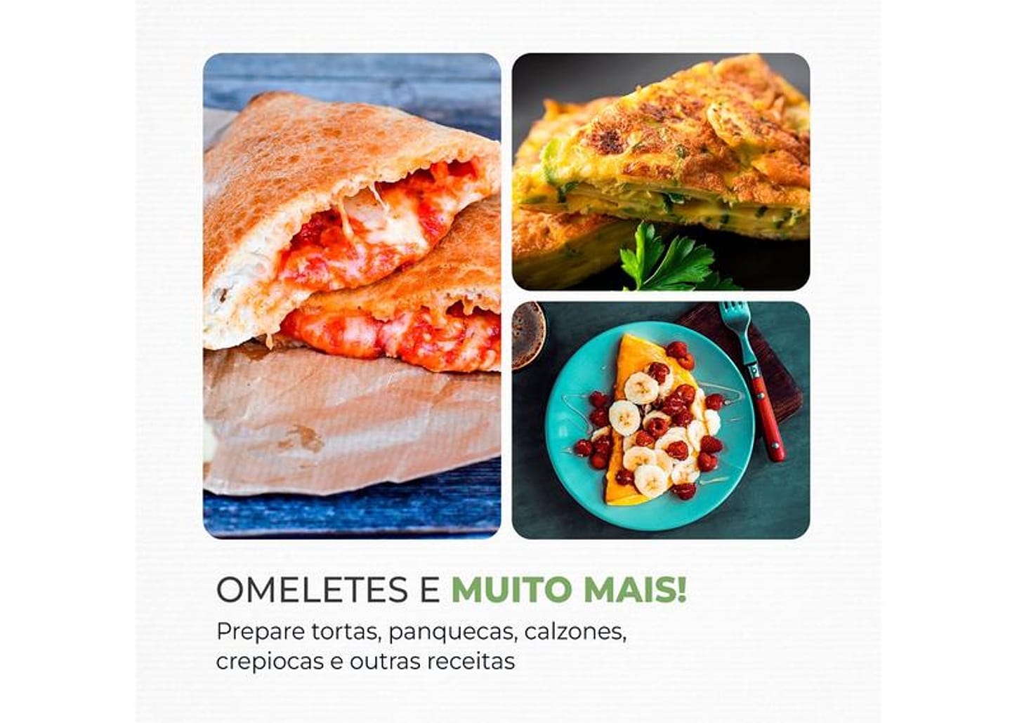 Omeleteira Elétrica Mondial Omelet Pratic OM-04-BI Preto e Prata