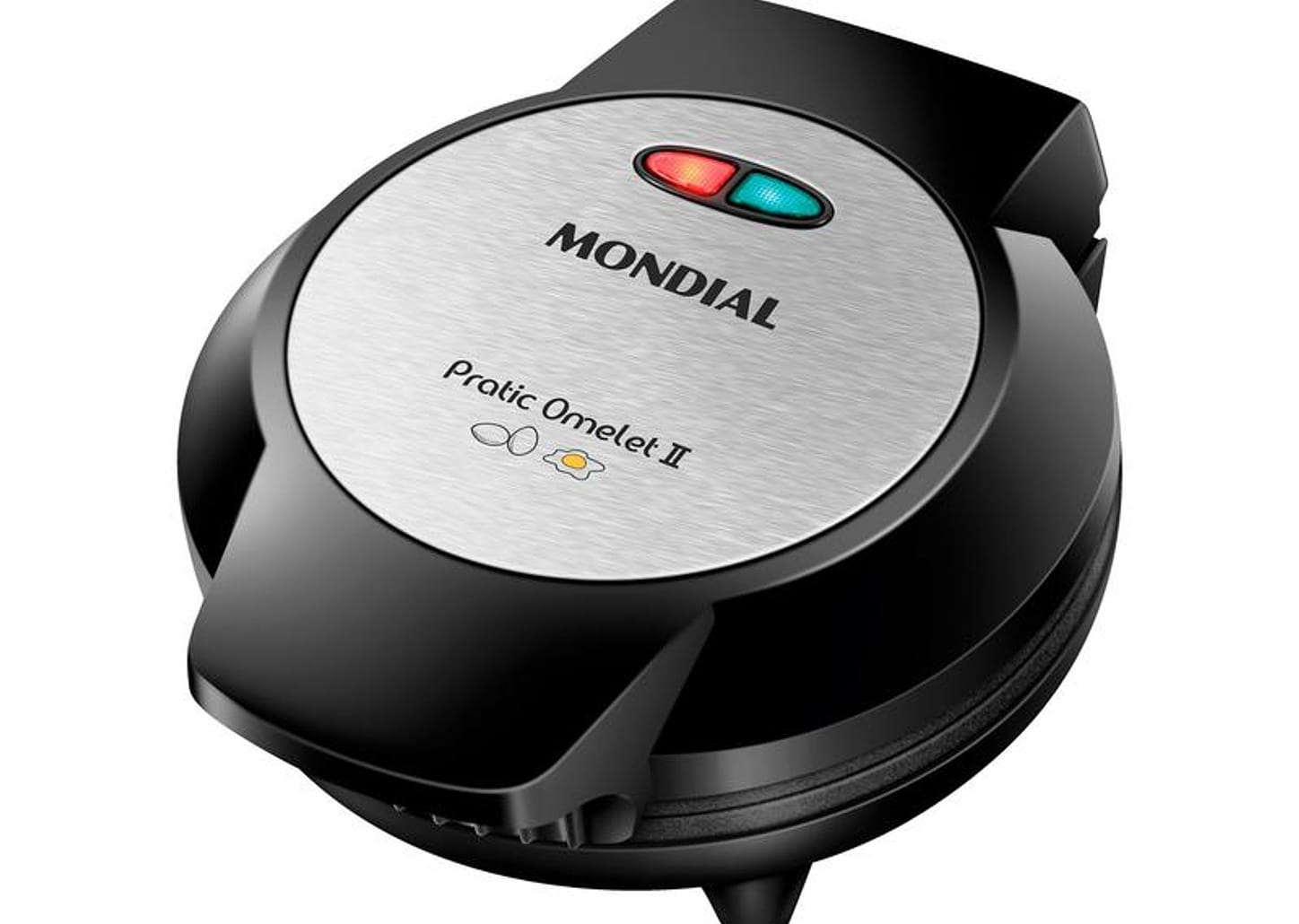 Omeleteira Elétrica Mondial Omelet Pratic OM-04-BI Preto e Prata
