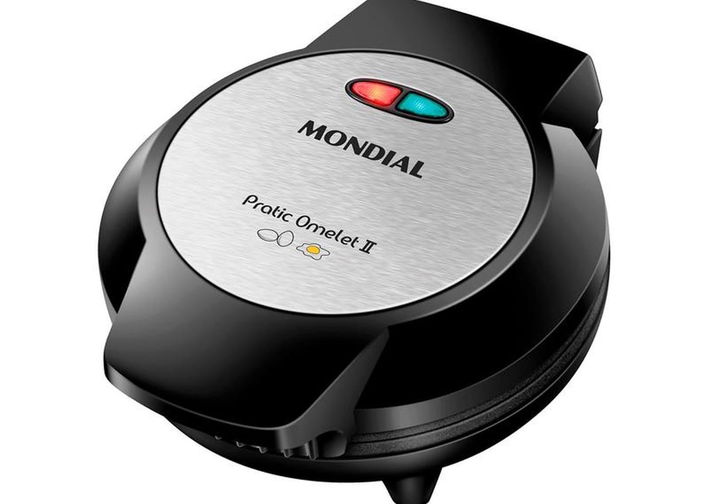 Omeleteira Elétrica Mondial Omelet Pratic OM-04-BI Preto e Prata