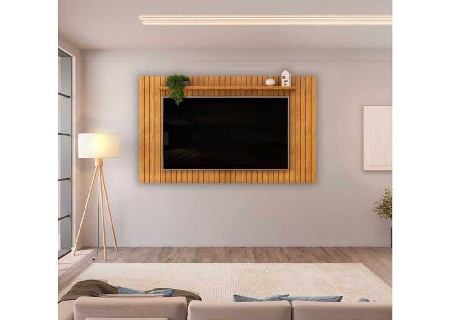 Painel para TV até 65" DJ Móveis Lume