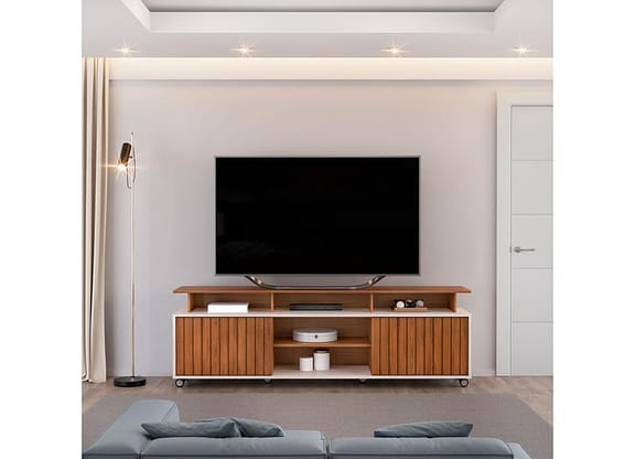 Rack para TV até 70" 2 Portas DJ Móveis Olimpic