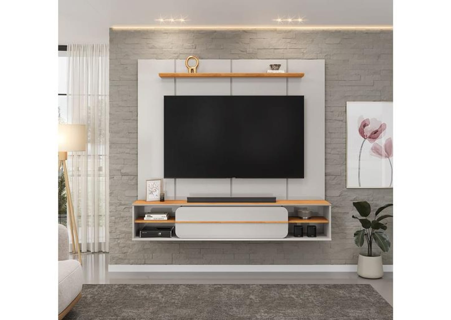 Painel para TV até 70" DJ Móveis Alana