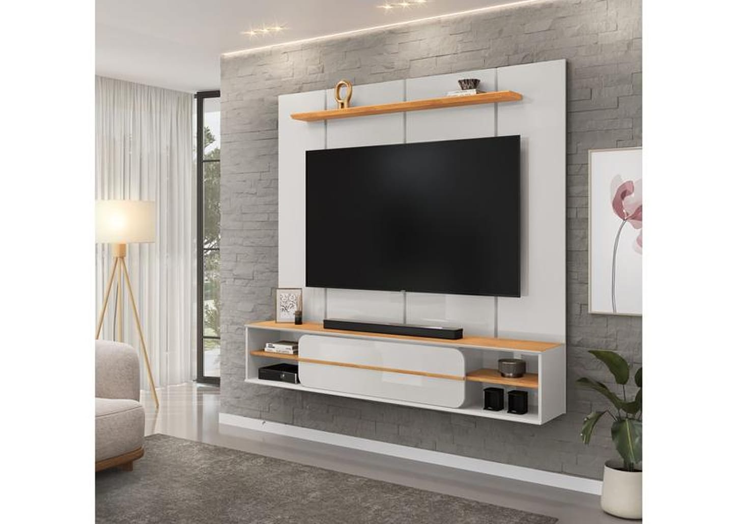 Painel para TV até 70" DJ Móveis Alana