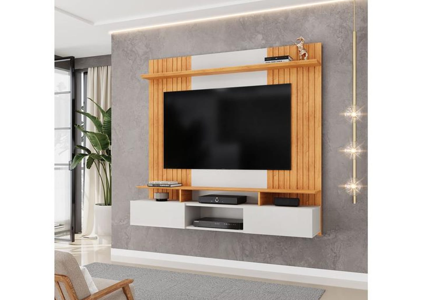 Painel para TV até 65" DJ Móveis Ben