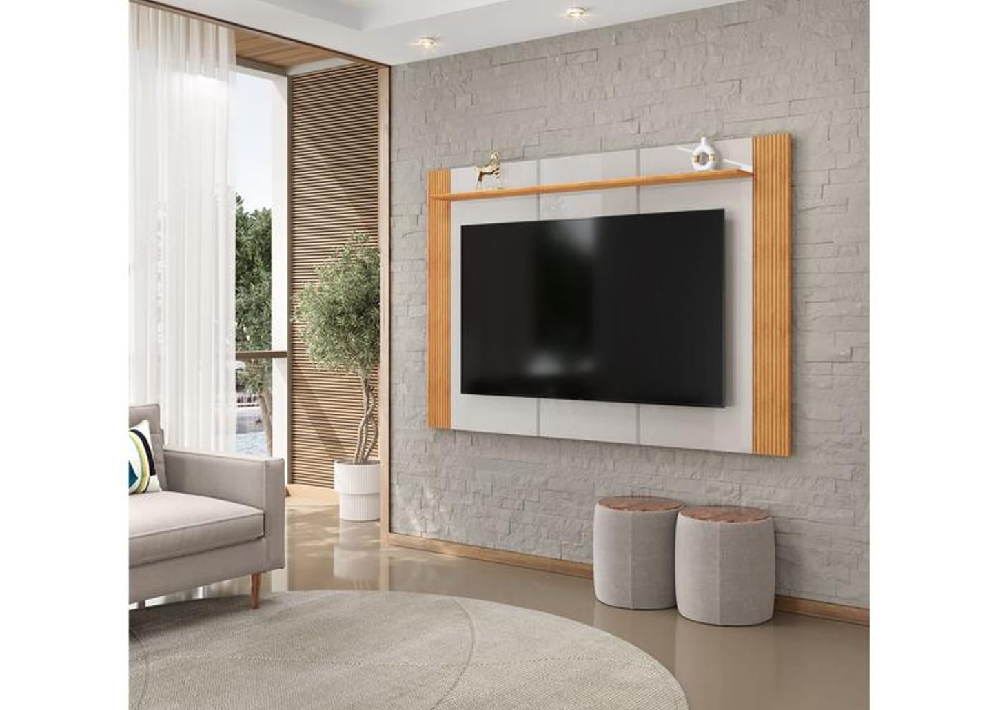 Painel para TV até 75" DJ Móveis Helo