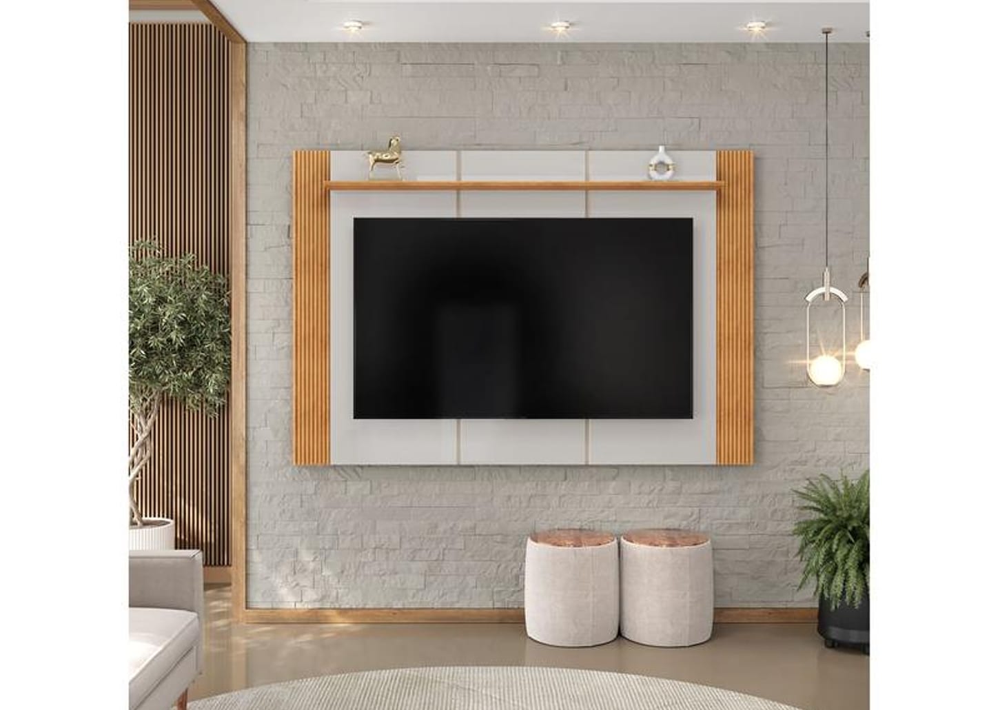 Painel para TV até 75" DJ Móveis Helo