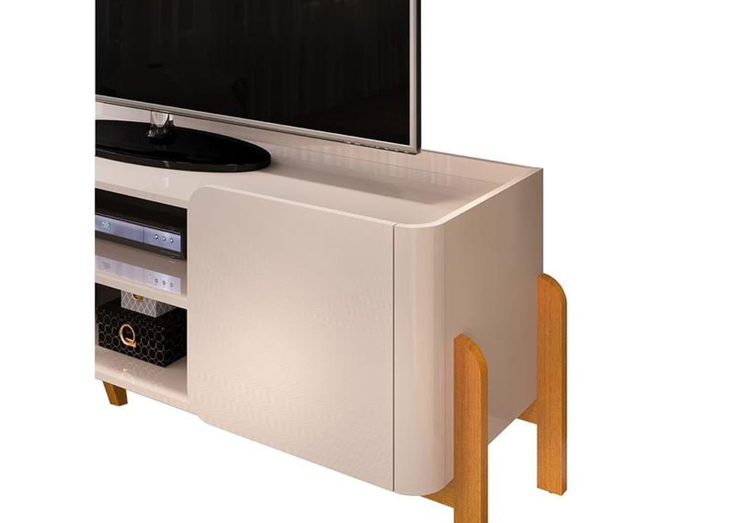 Rack para TV até 65" 2 Portas DJ Móveis Cher