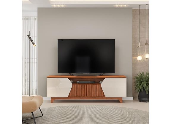 Rack para TV até 75" 4 Portas DJ Móveis Helo