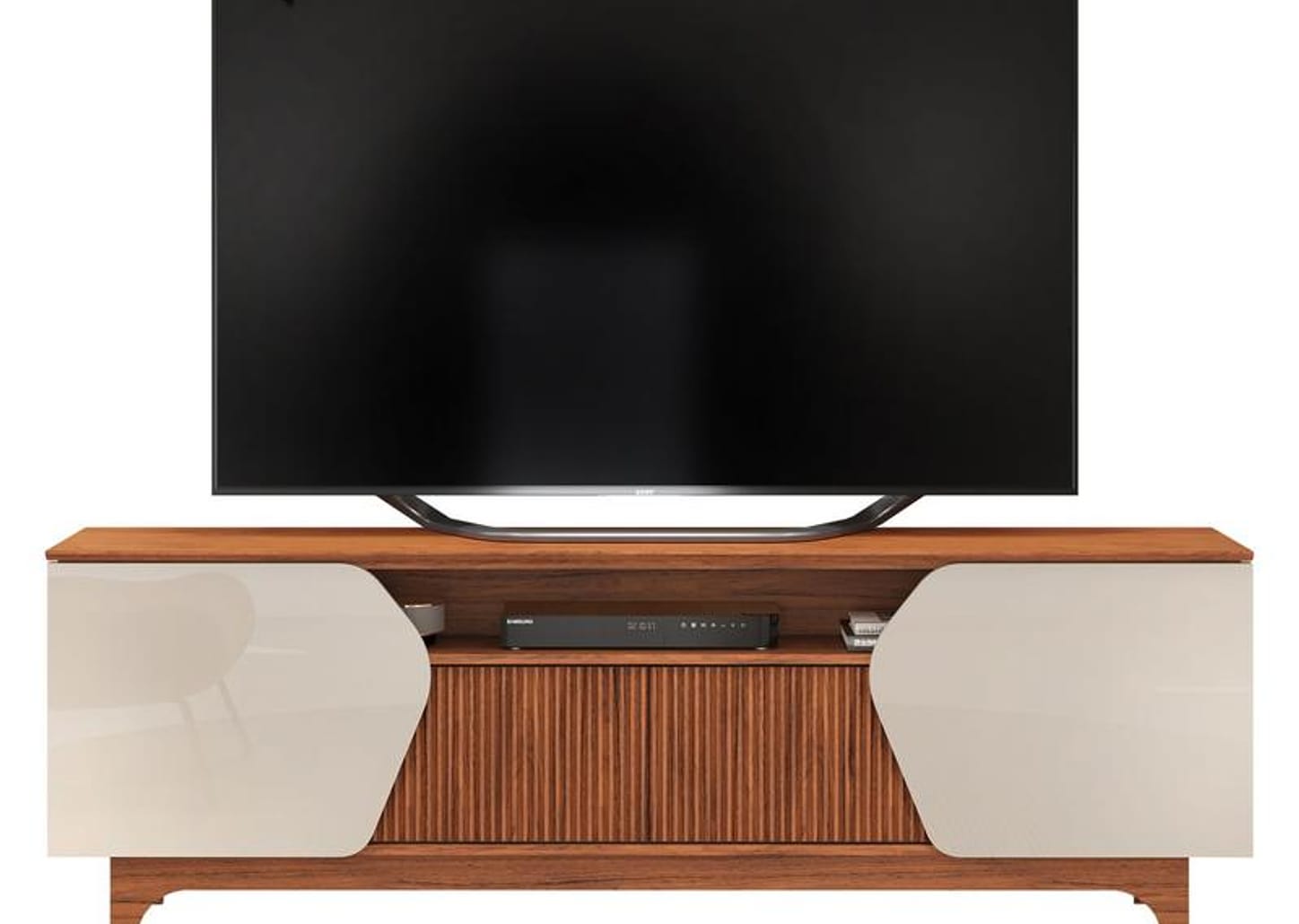 Rack para TV até 75" 4 Portas DJ Móveis Helo