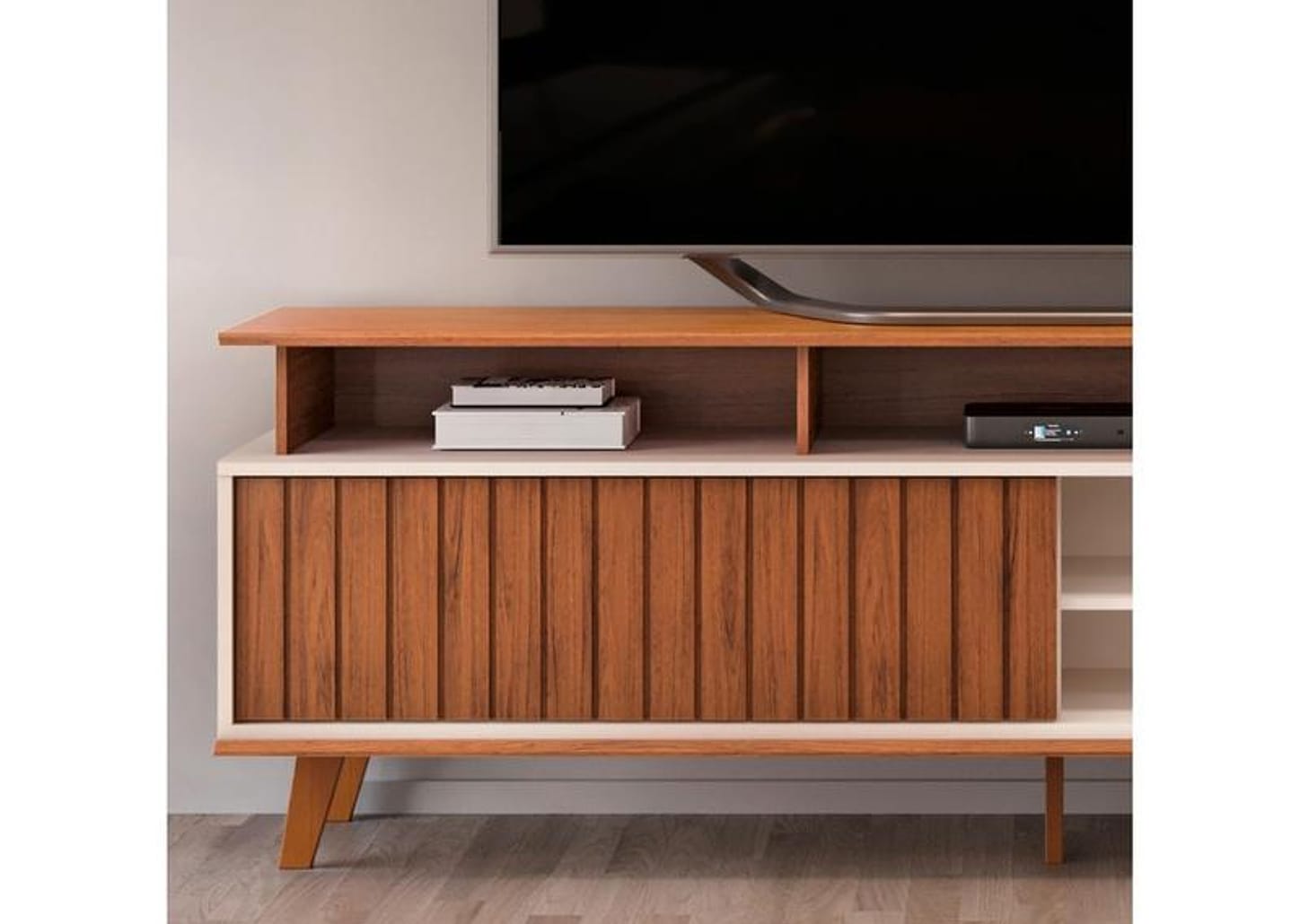 Rack para TV até 70" 1 Porta DJ Móveis Flow