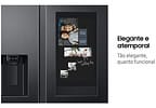 Geladeira/Refrigerador Samsung Smart Side by Side Black Inox 585L Family Hub RS58T5561