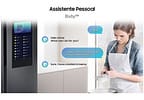 Geladeira/Refrigerador Samsung Smart Side by Side Black Inox 585L Family Hub RS58T5561