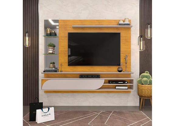 Painel para TV até 60" DJ Móveis Ravi