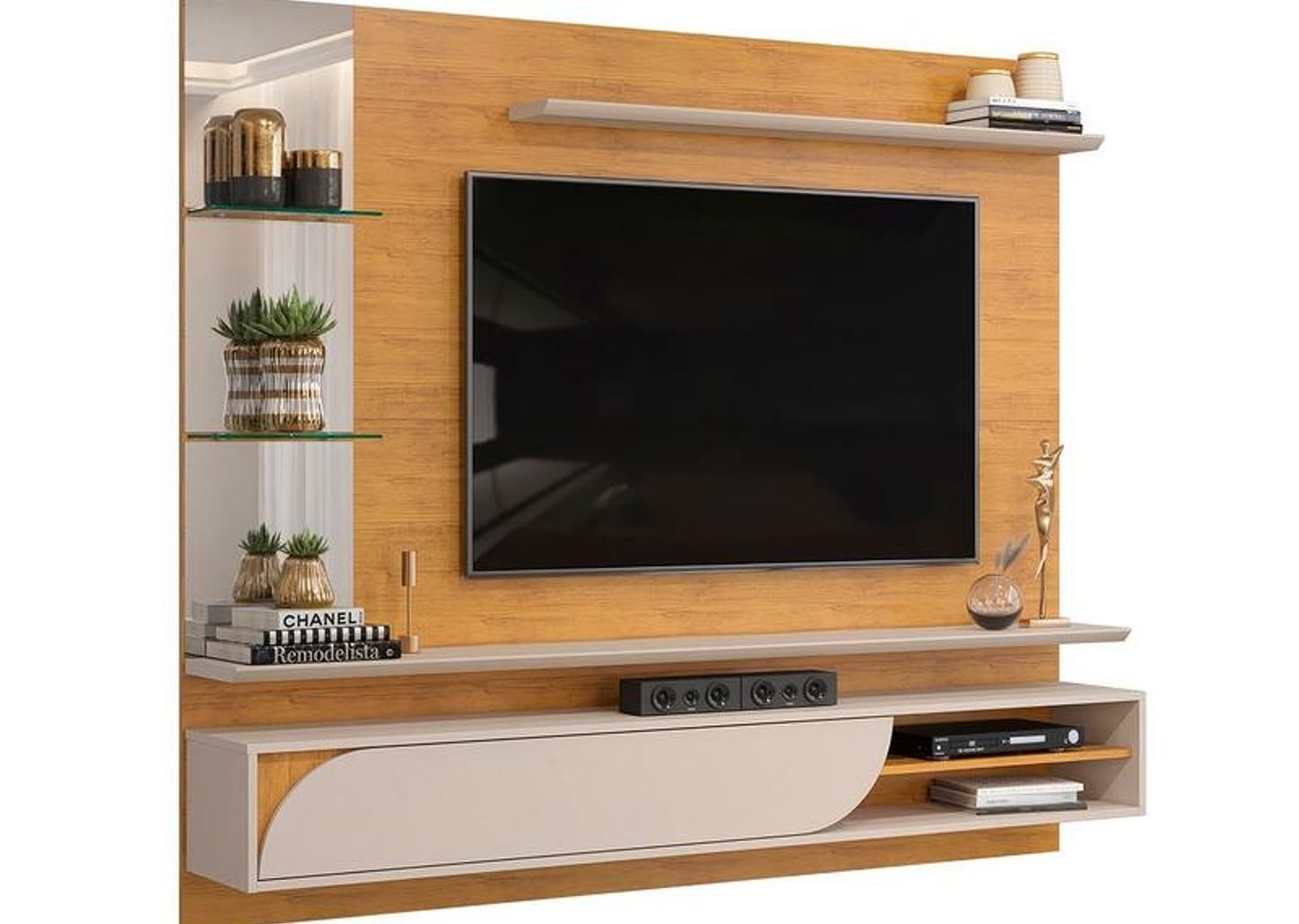 Painel para TV até 60" DJ Móveis Ravi