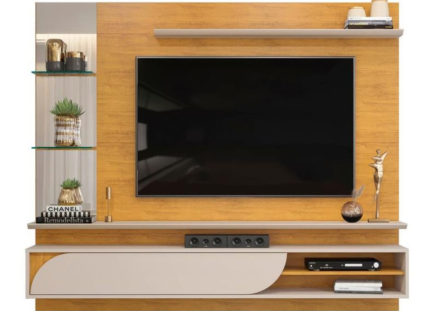 Painel para TV até 60" DJ Móveis Ravi