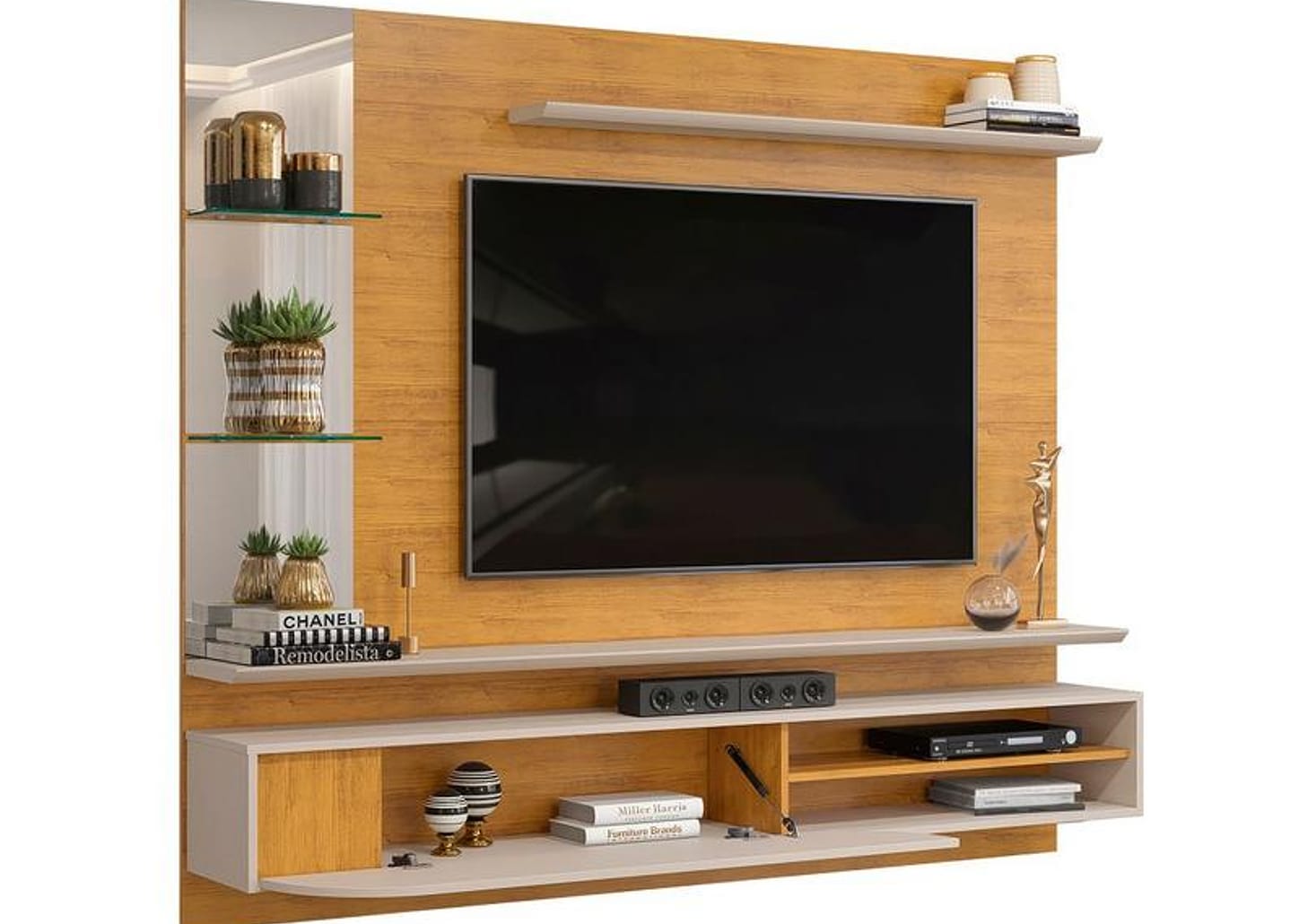 Painel para TV até 60" DJ Móveis Ravi