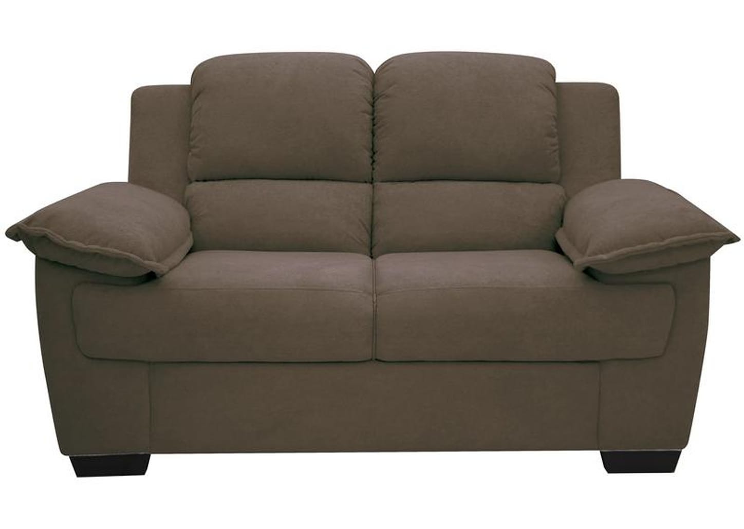 Sofá 2 Lugares Suede Carmel Linoforte