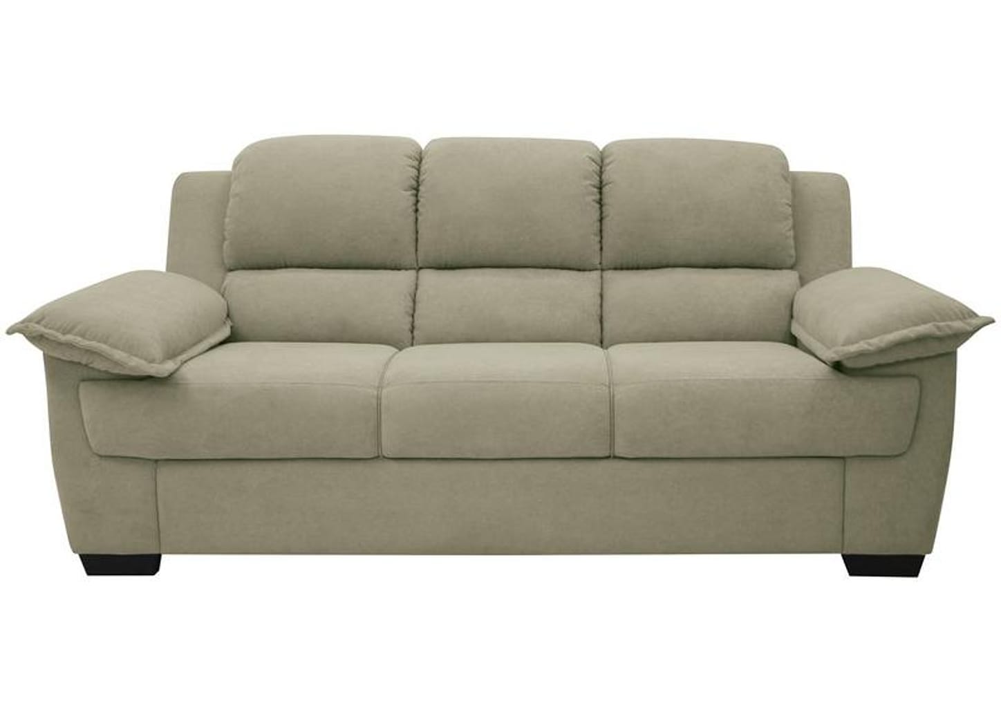 Sofá 3 Lugares Suede Carmel Linoforte