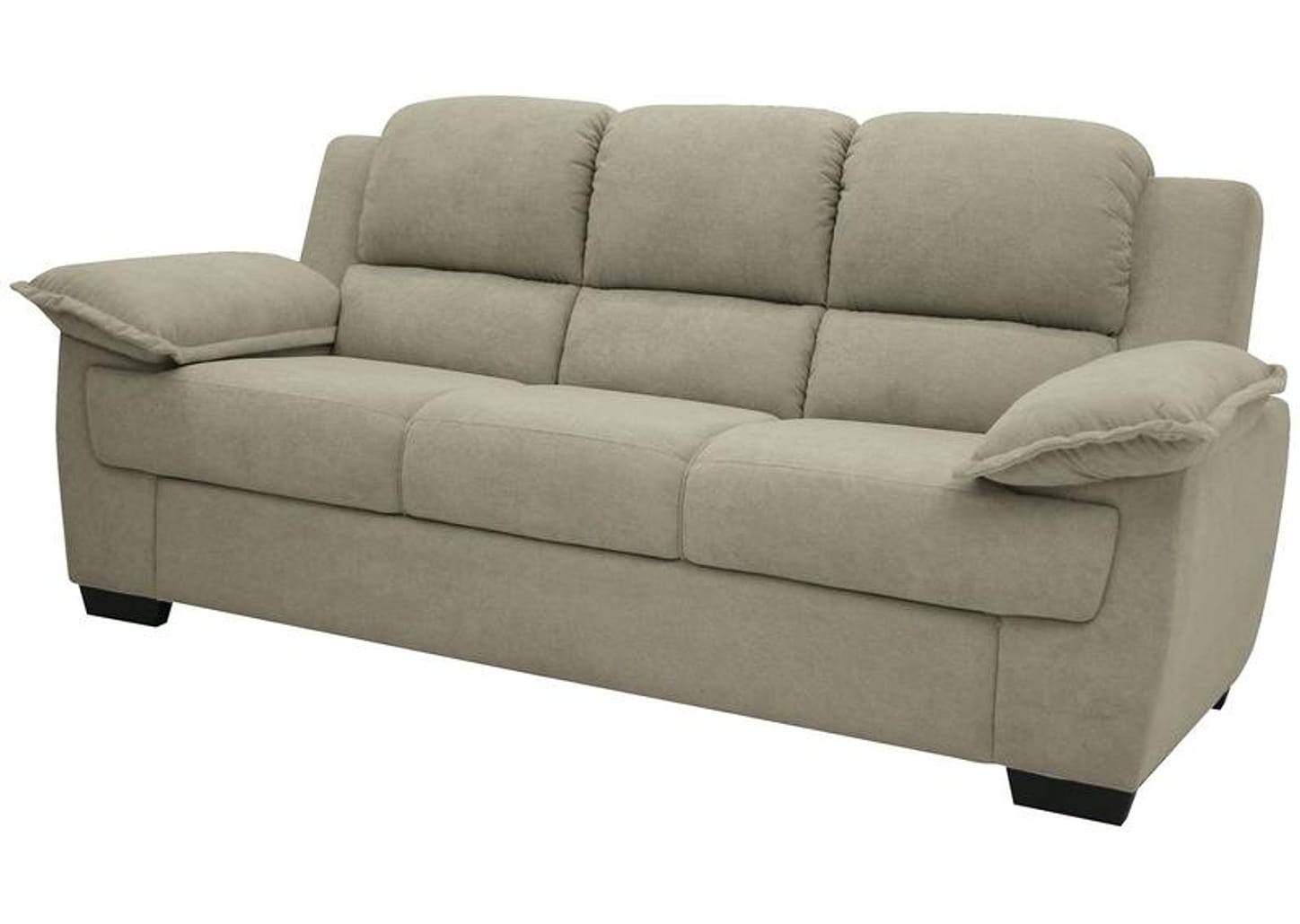 Sofá 3 Lugares Suede Carmel Linoforte