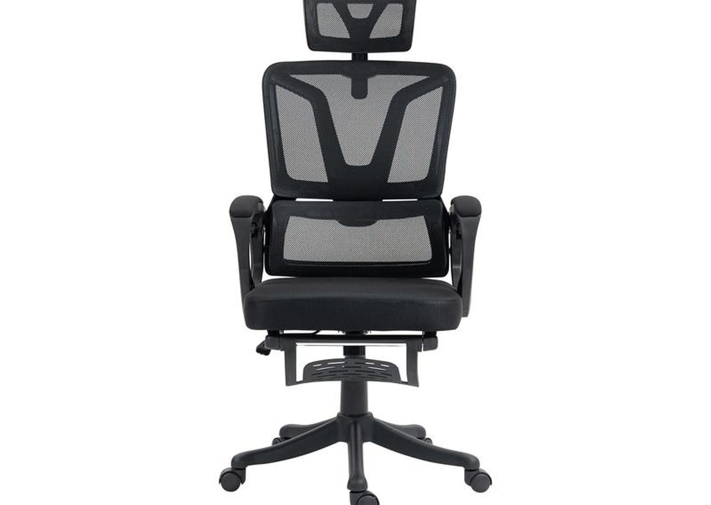 Cadeira de Escritório Presidente Giratória Reclinável Preto PRE-005 Otello