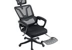 Cadeira de Escritório Presidente Giratória Reclinável Preto PRE-005 Otello