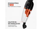 Aspirador de Pó 2 em 1 Mondial 1500W Turbo Cycle AP-40-B Preto e Laranja