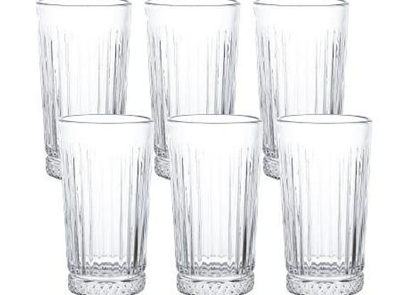 Jogo de Copos de Vidro 440ml 6 Peças Haus Concept Pavillion