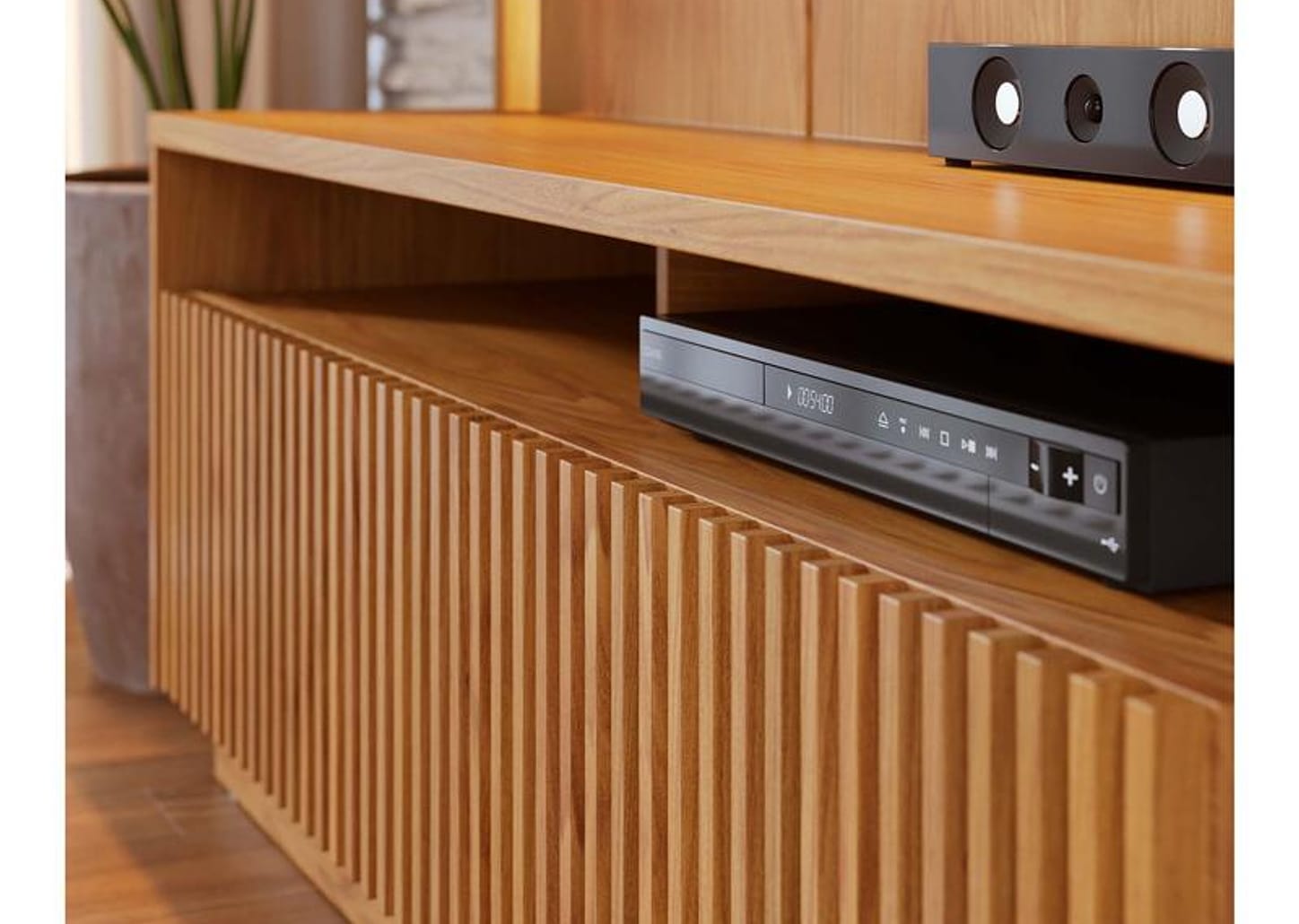 Estante Home para TV até 75" 2 Portas Colibri Jordão