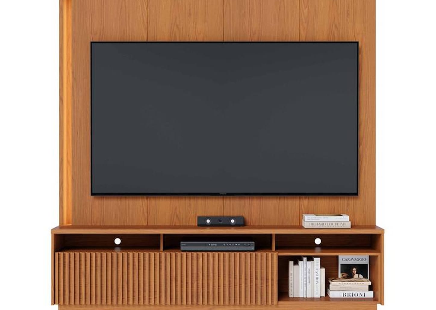 Estante Home para TV até 75" 2 Portas Colibri Jordão