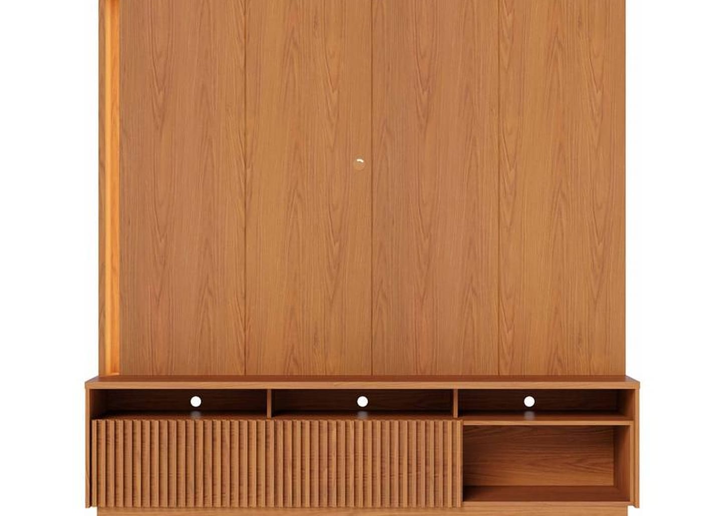 Estante Home para TV até 75" 2 Portas Colibri Jordão