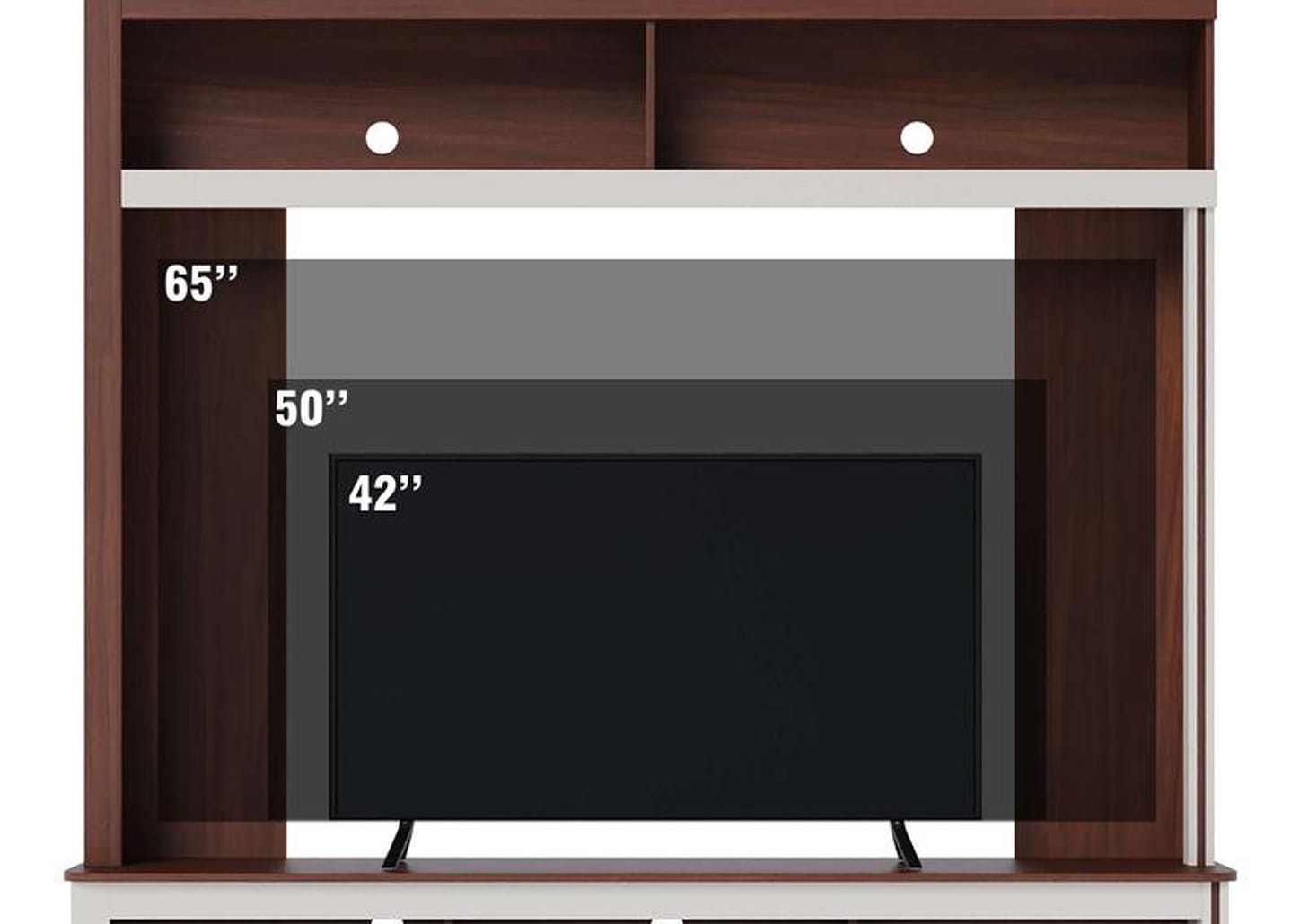 Estante para TV até 65" 2 Portas Colibri Belaya