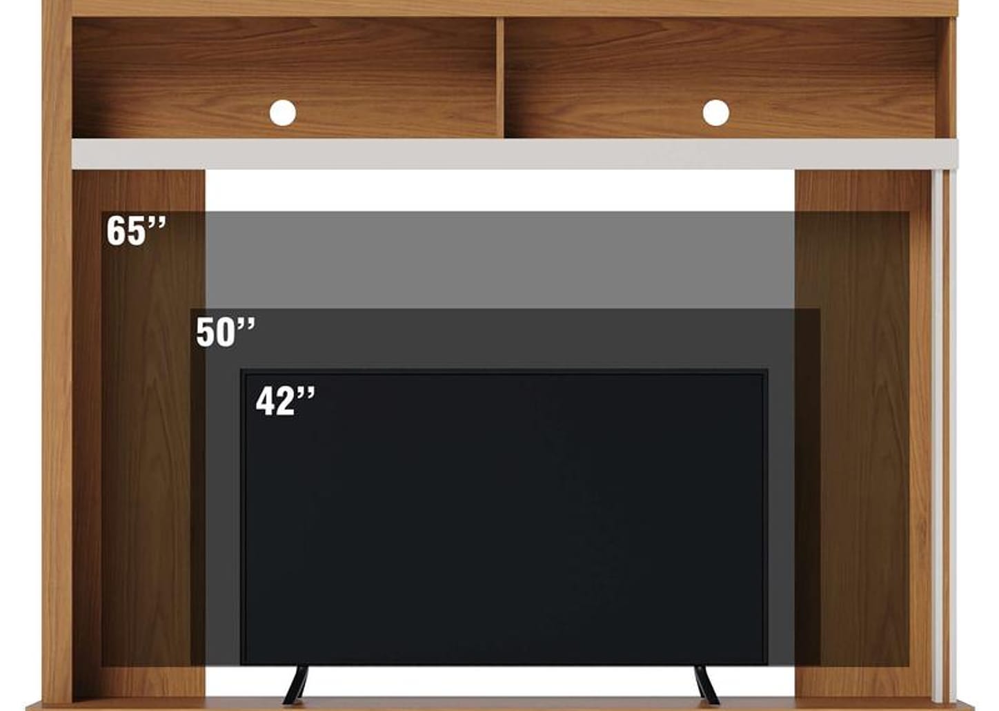 Estante para TV até 65" 2 Portas Colibri Belaya