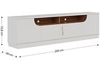 Rack para TV Até 75" 4 Portas Colibri Santorini