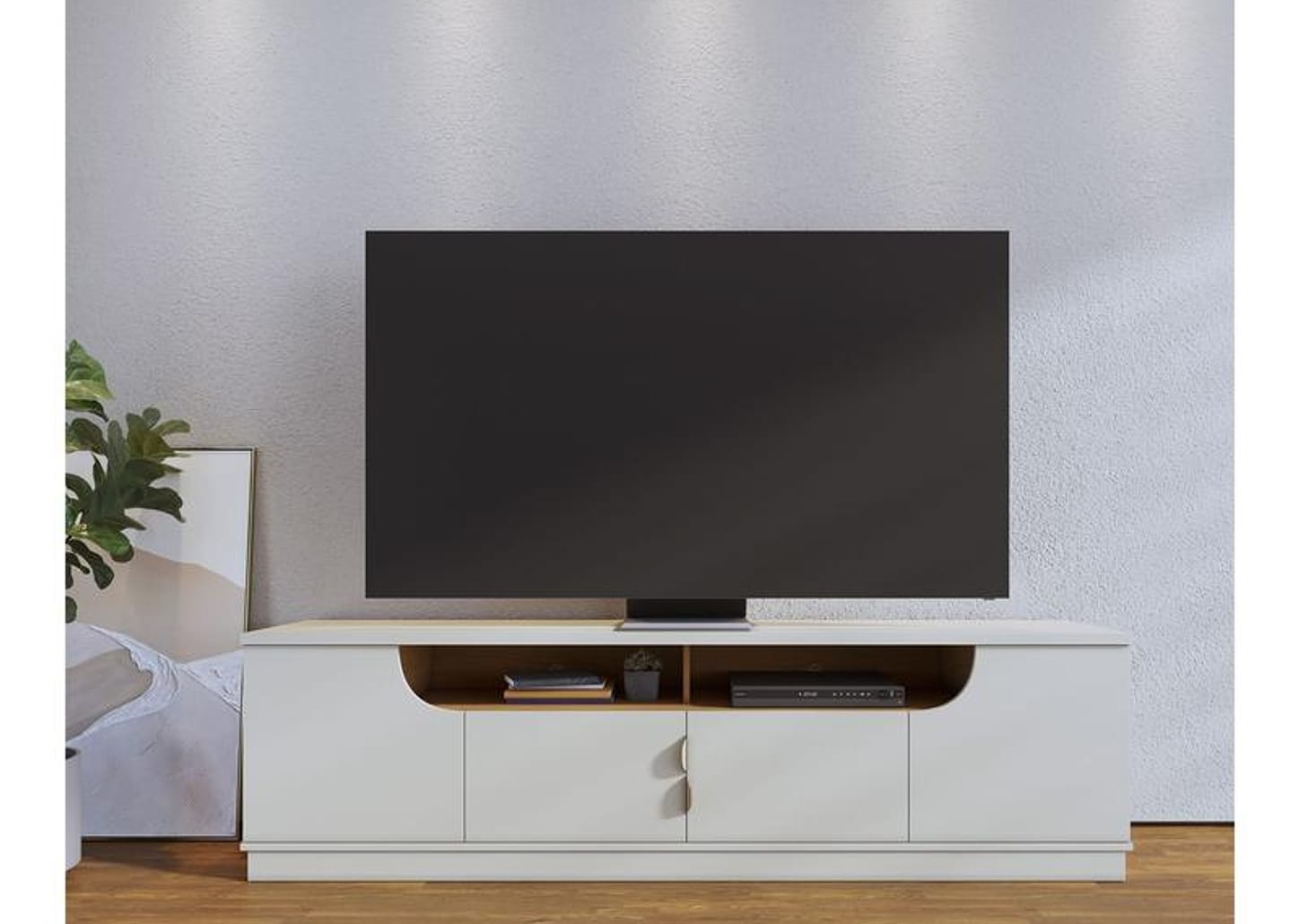 Rack para TV Até 75" 4 Portas Colibri Santorini