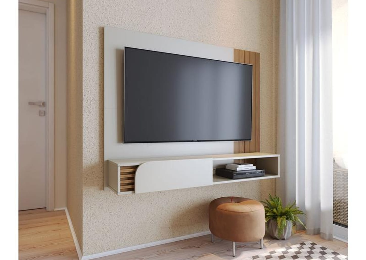 Painel para TV até 55" Colibri Jurerê