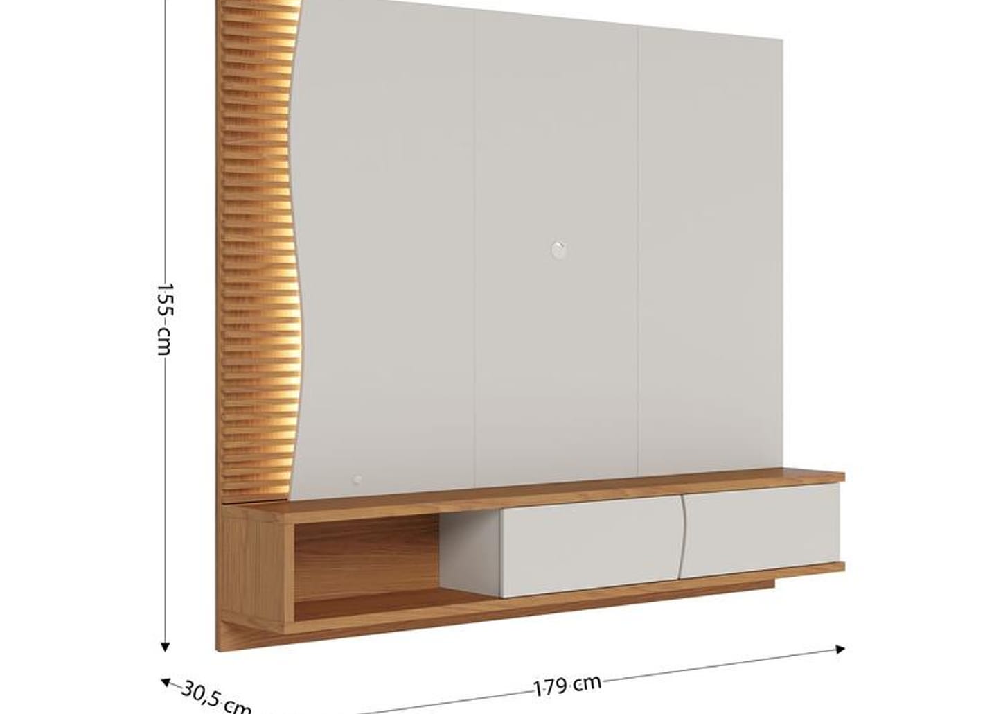 Painel para TV até 65" Colibri Egeu